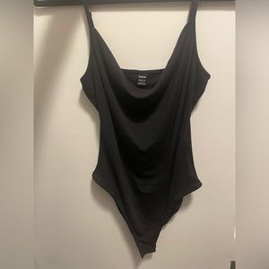 Cowl neck body suit
